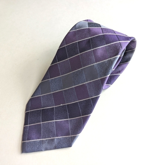 2pc Tie Bundle Grid Print & Jacquard- MICHAEL Michael Kors Kenneth Cole Reaction - Picture 9 of 14